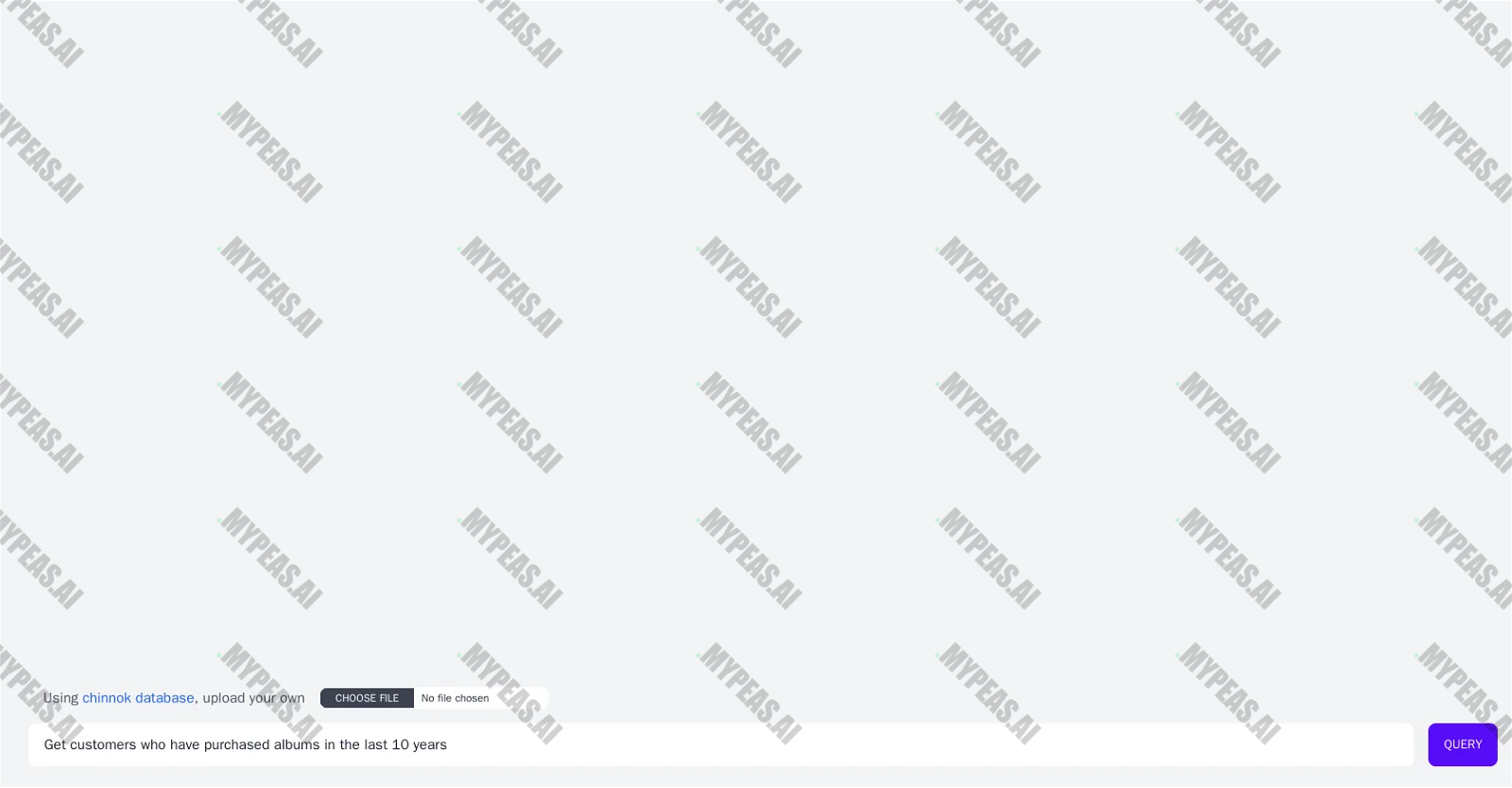 Talktotables screenshot