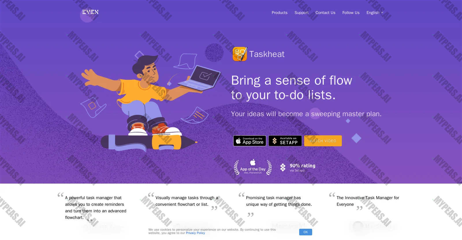 Taskheat AI Assistant screenshot