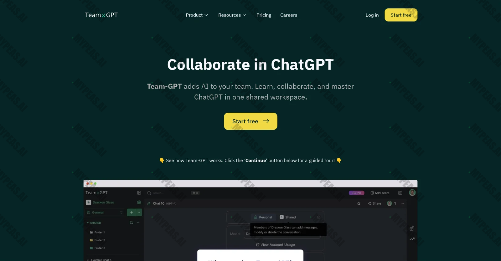 Team-GPT screenshot