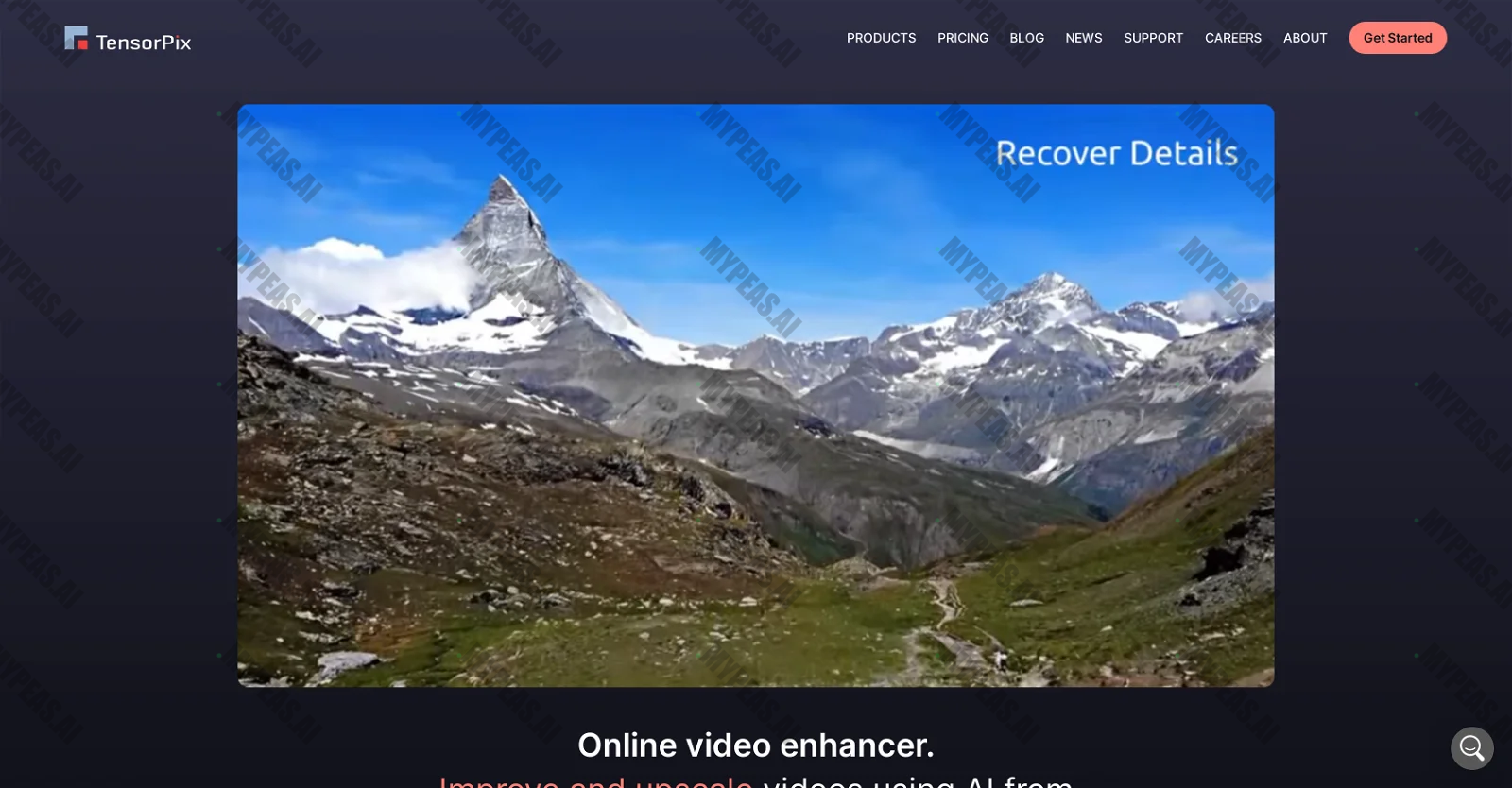 TensorPix screenshot