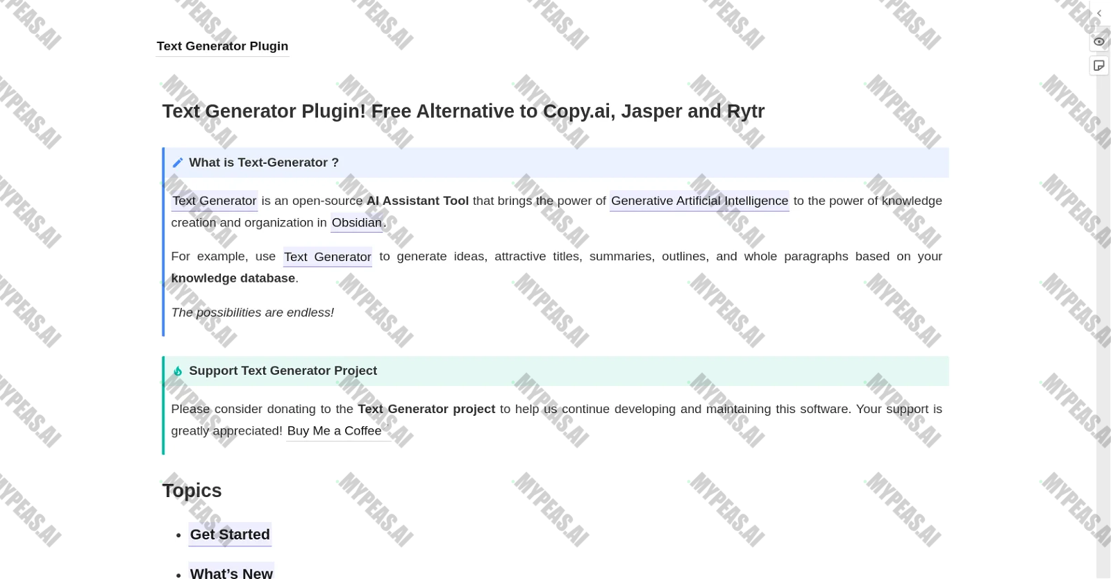 Text-Gen screenshot