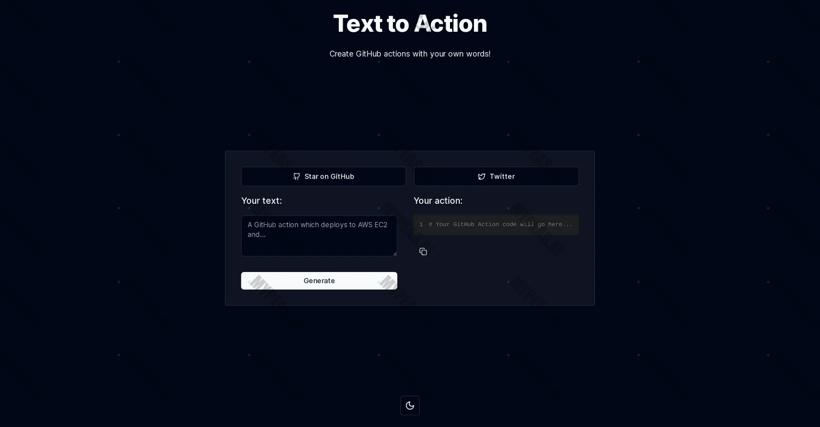 Text to Action screenshot