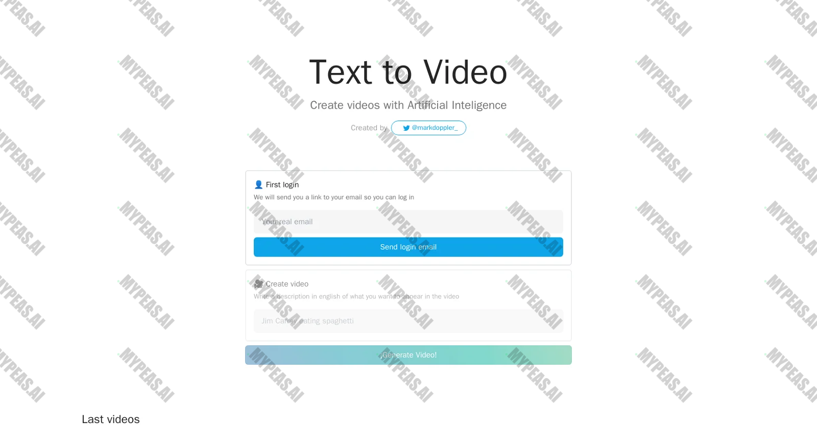 Text to Video AI screenshot