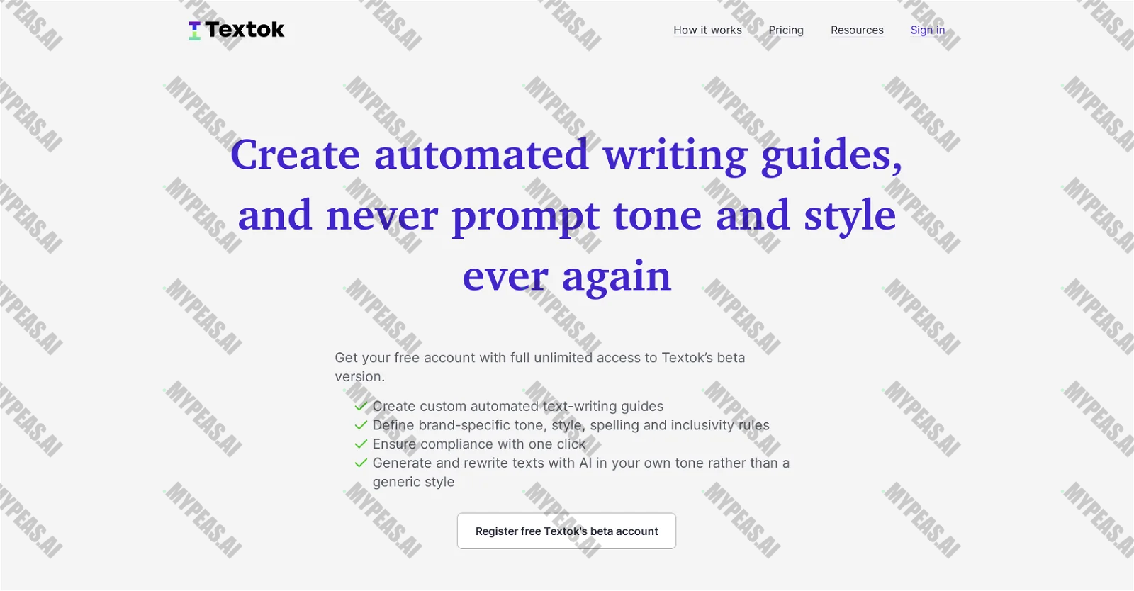 Textok screenshot