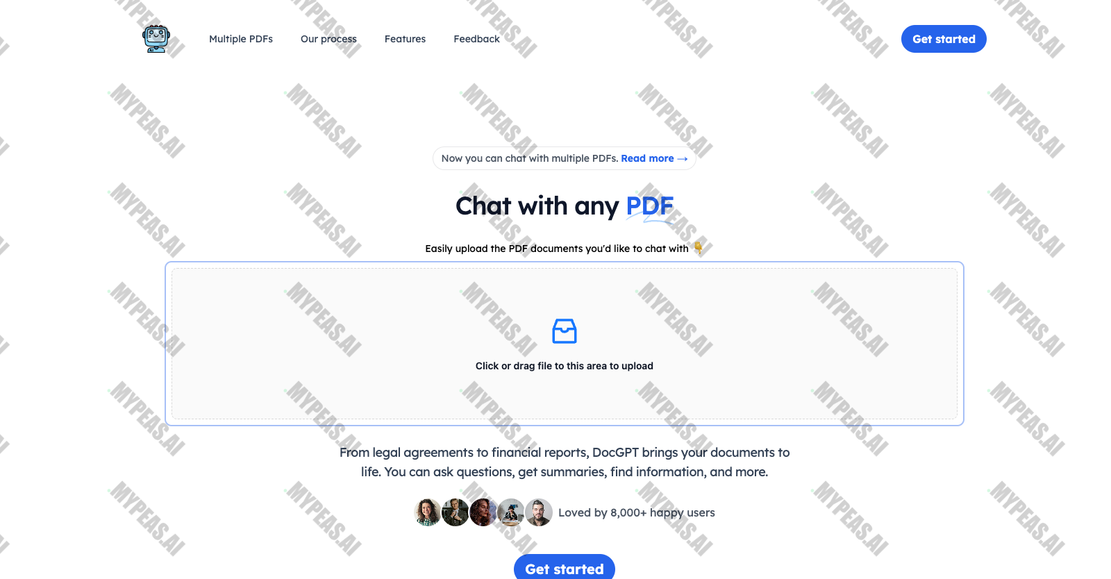 The DocGPT screenshot