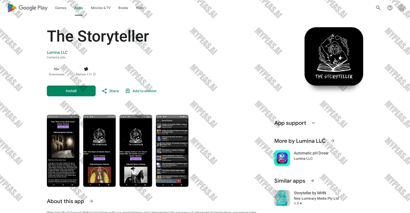 The Storyteller screenshot