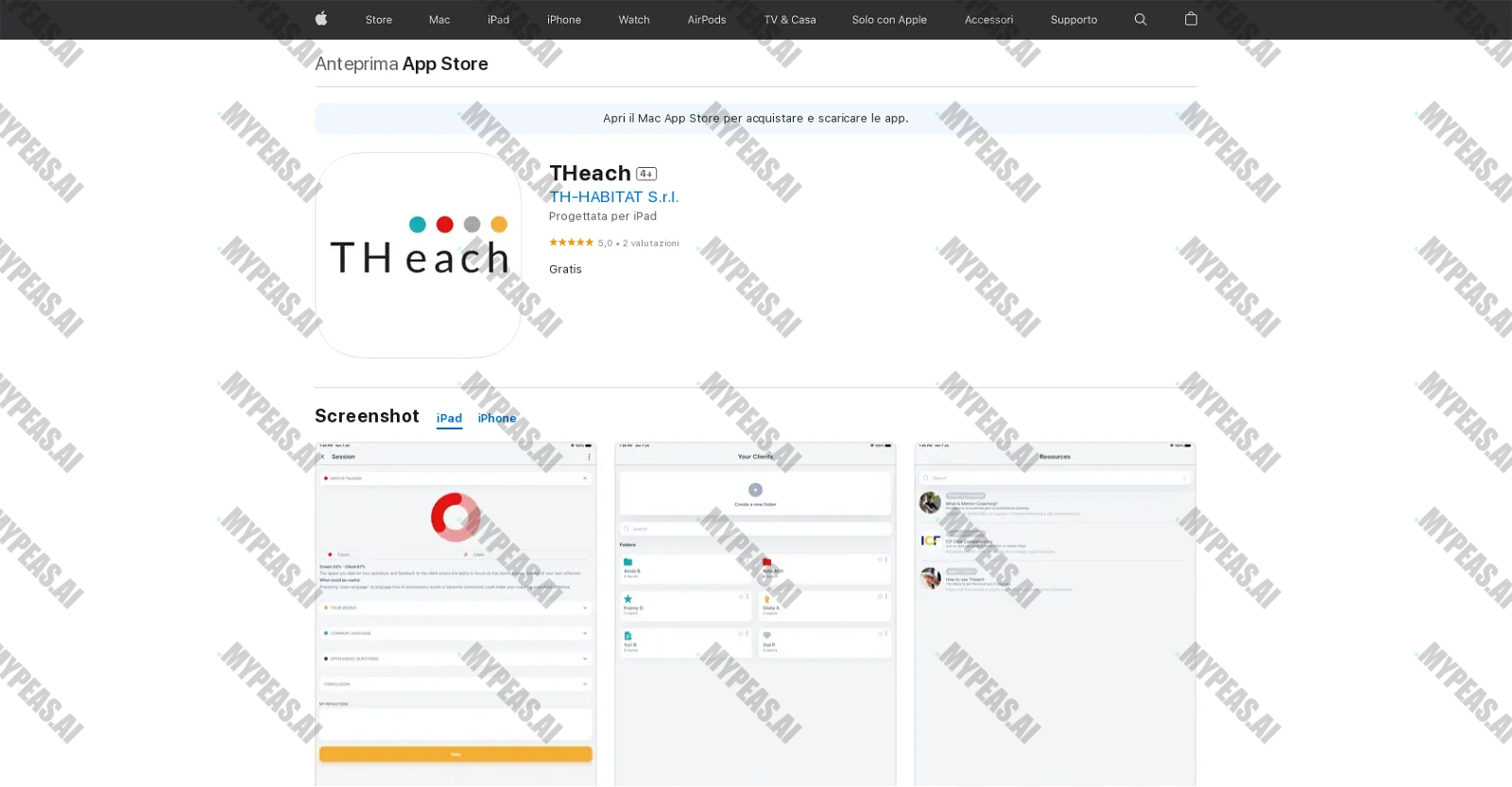 THeach screenshot