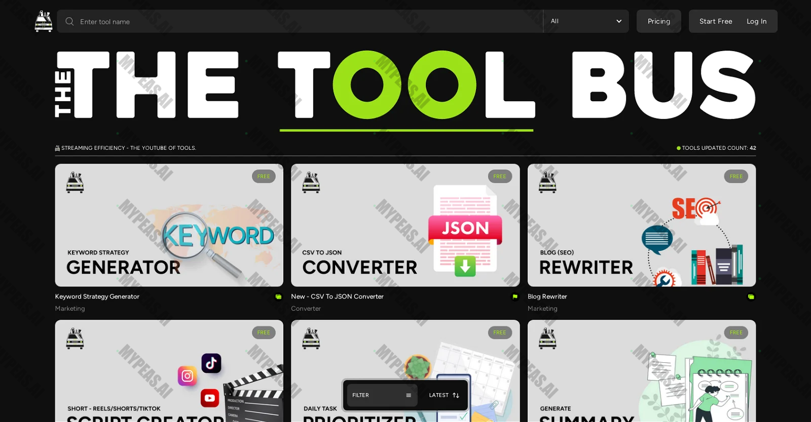 TheToolBus screenshot