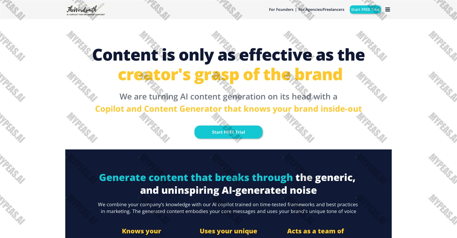 TheWordsmith.ai screenshot