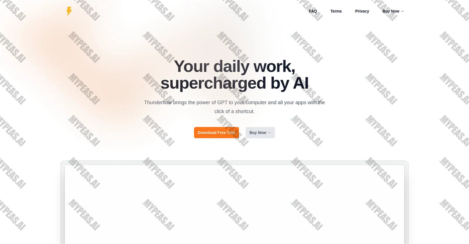 Thunderflow screenshot