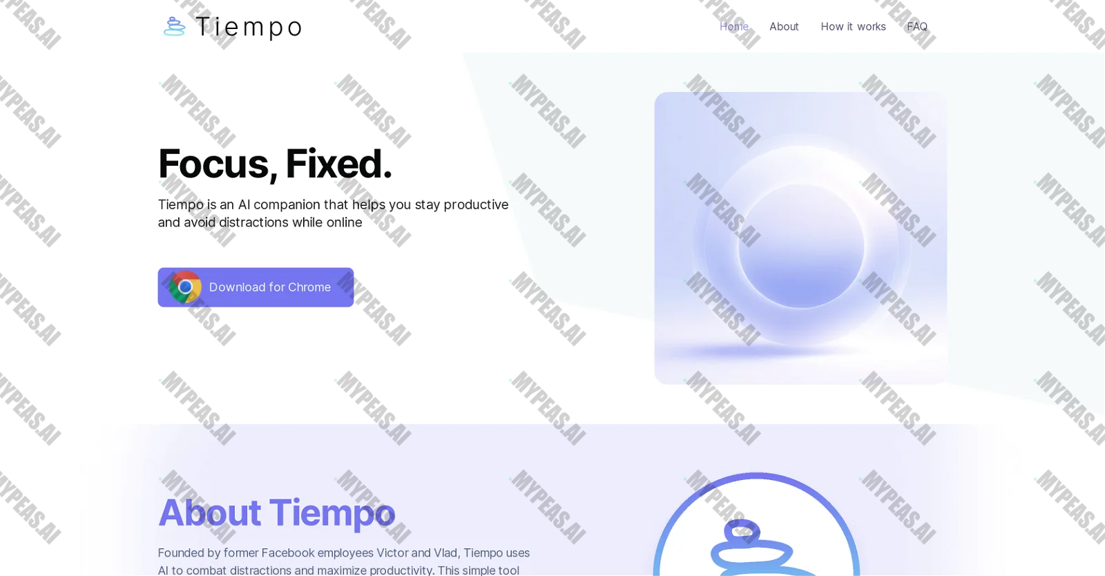 Tiempo screenshot