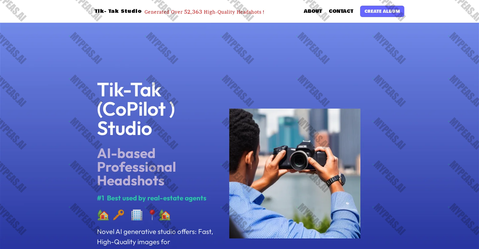 Tiktak (co-pilot) studio screenshot