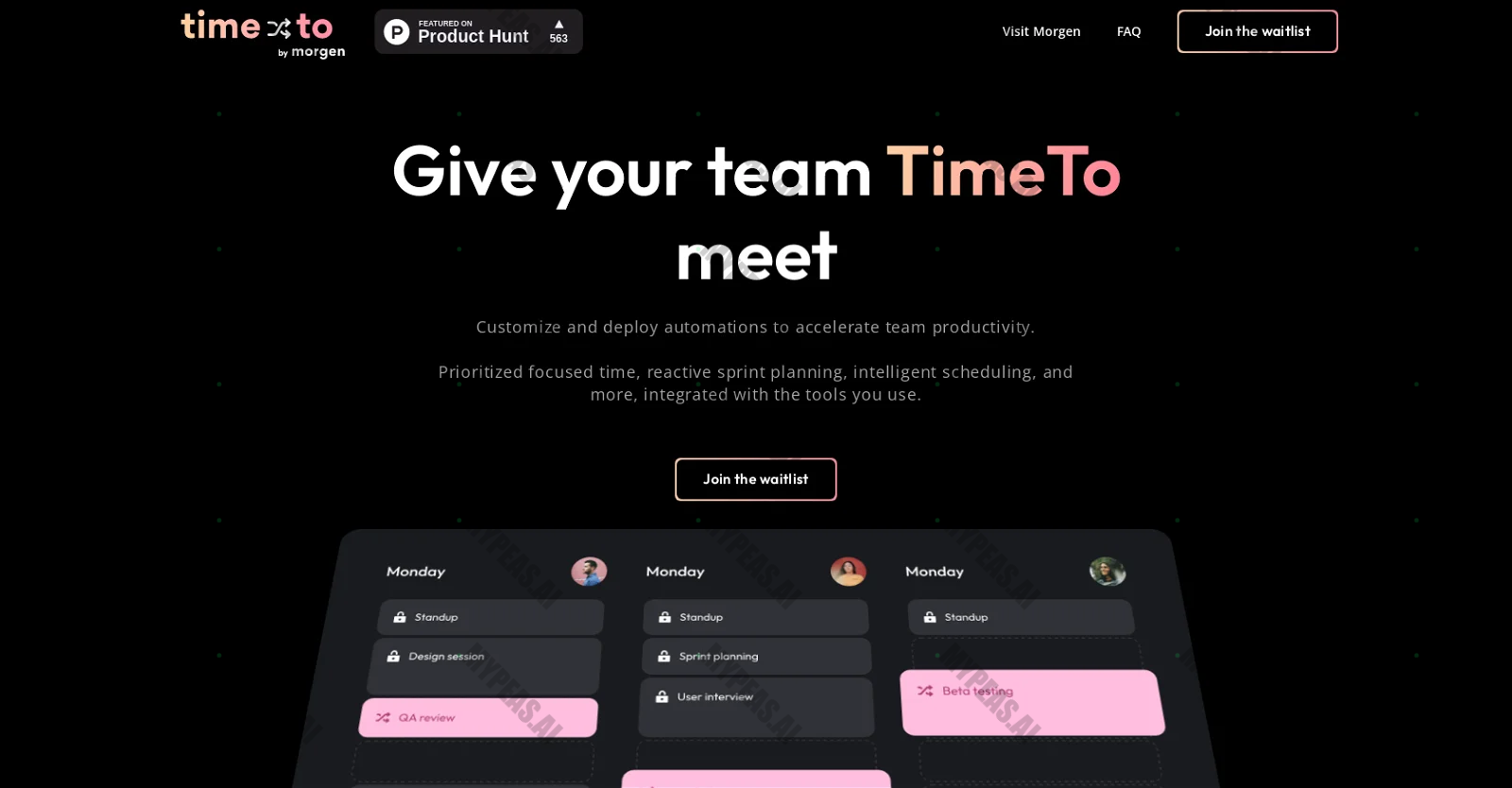 TimeTo screenshot