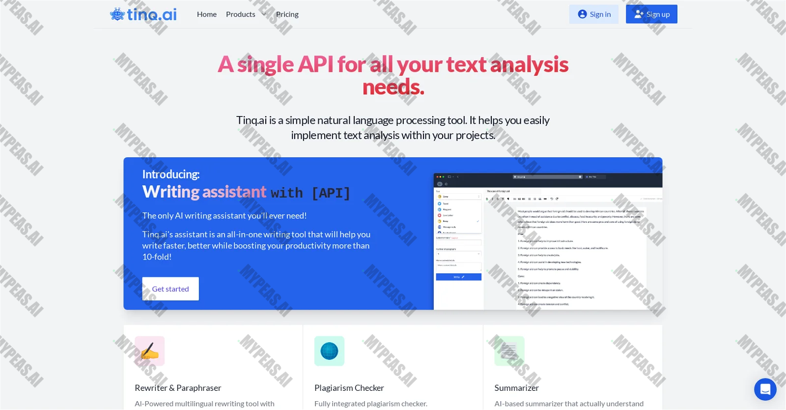 Tinq screenshot
