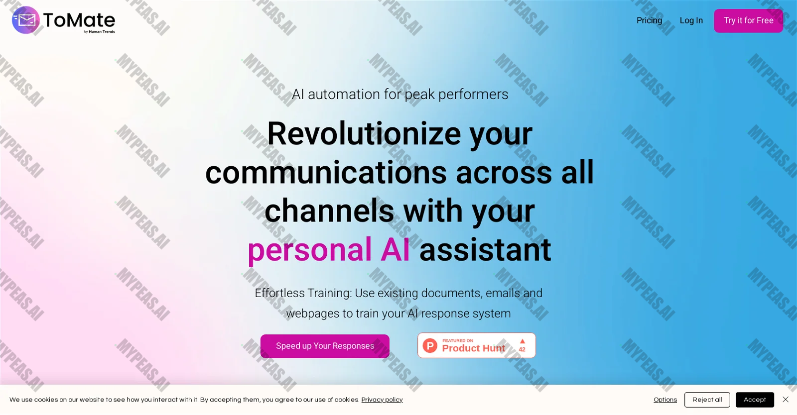 Tomate.ai screenshot