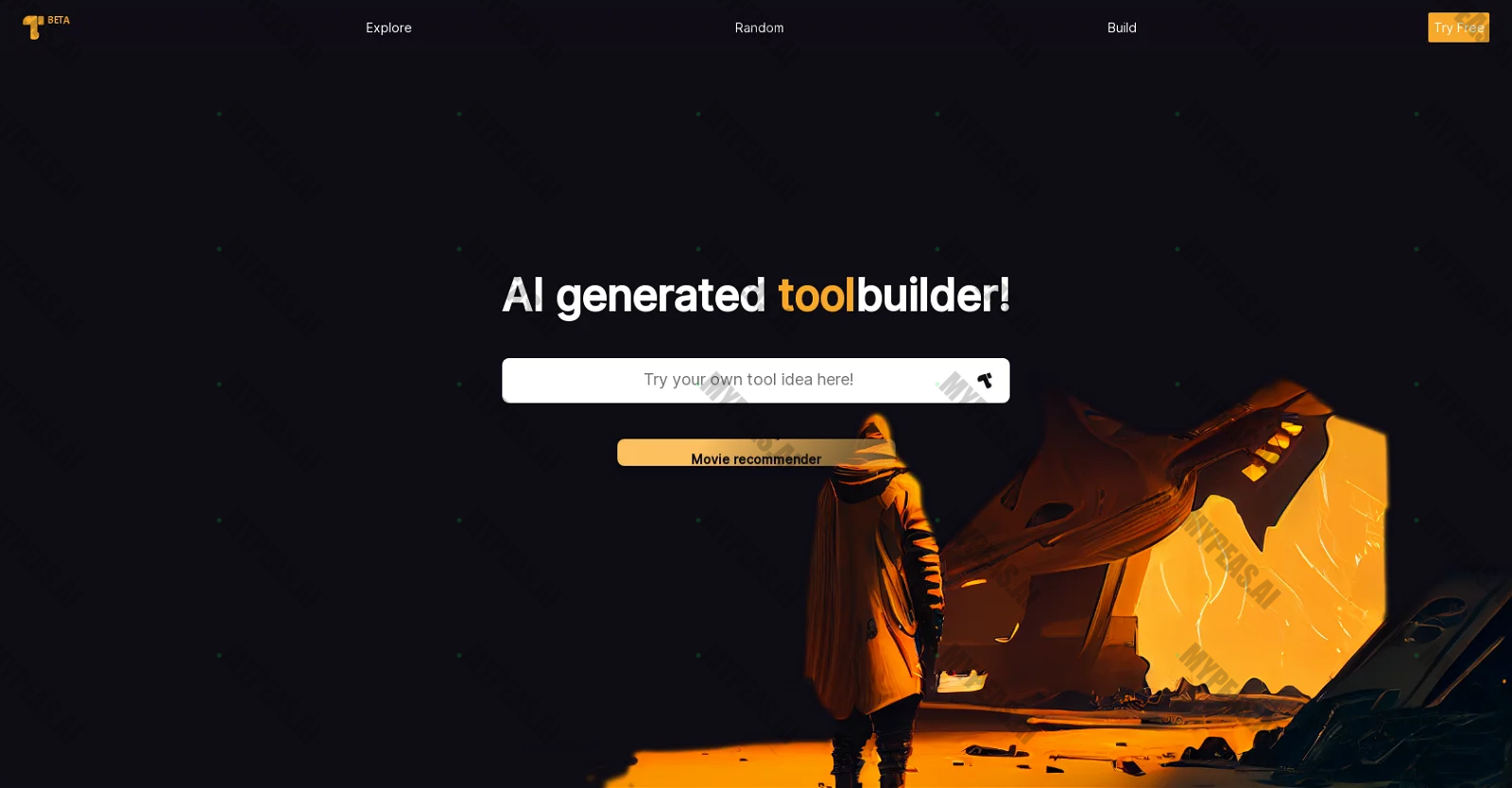 Toolbuilder screenshot