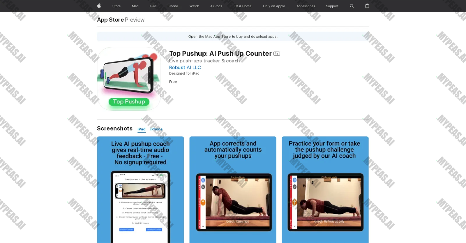 Top Pushup screenshot