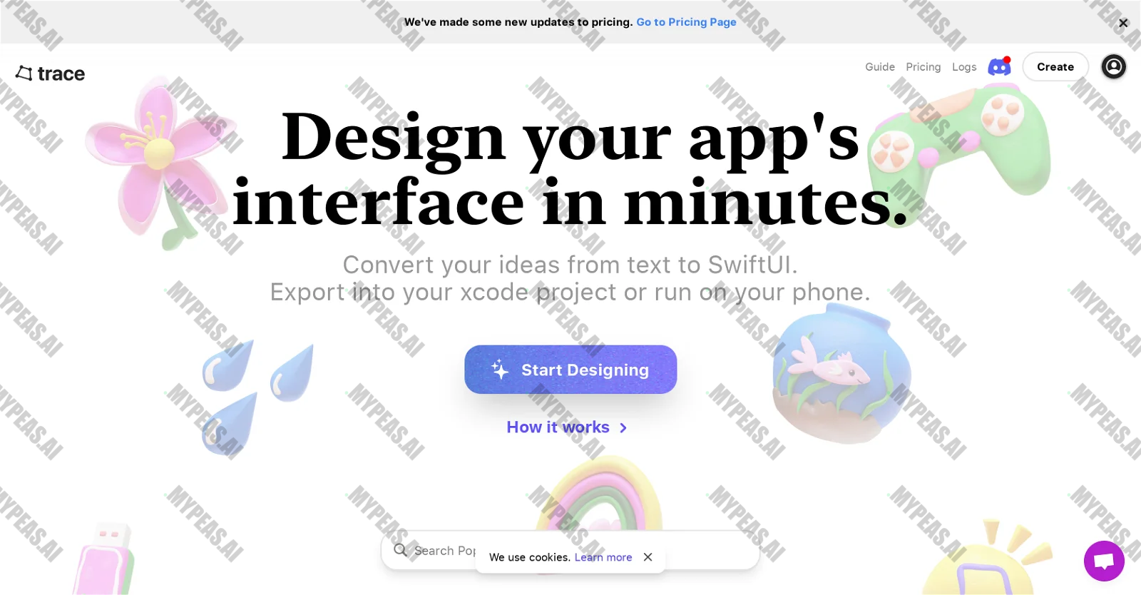 Trace screenshot