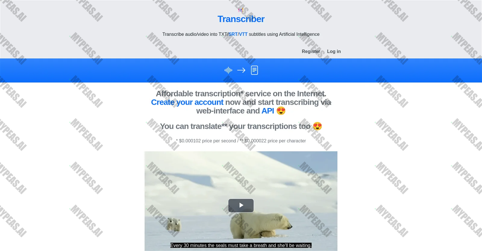 Transcriber.xml screenshot