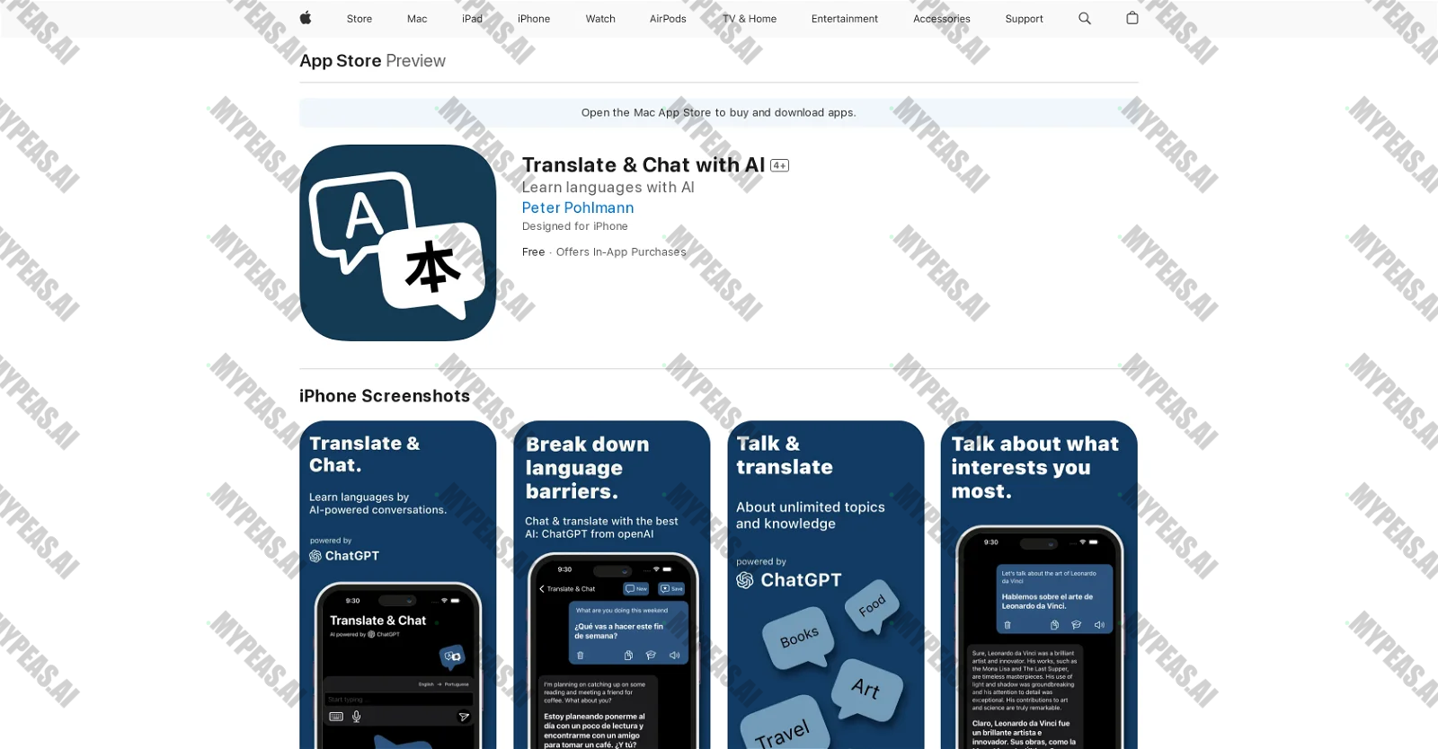 Translate & Chat with AI screenshot