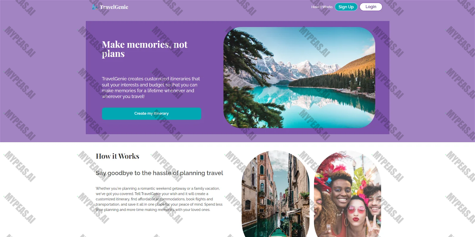 TravelGenie screenshot