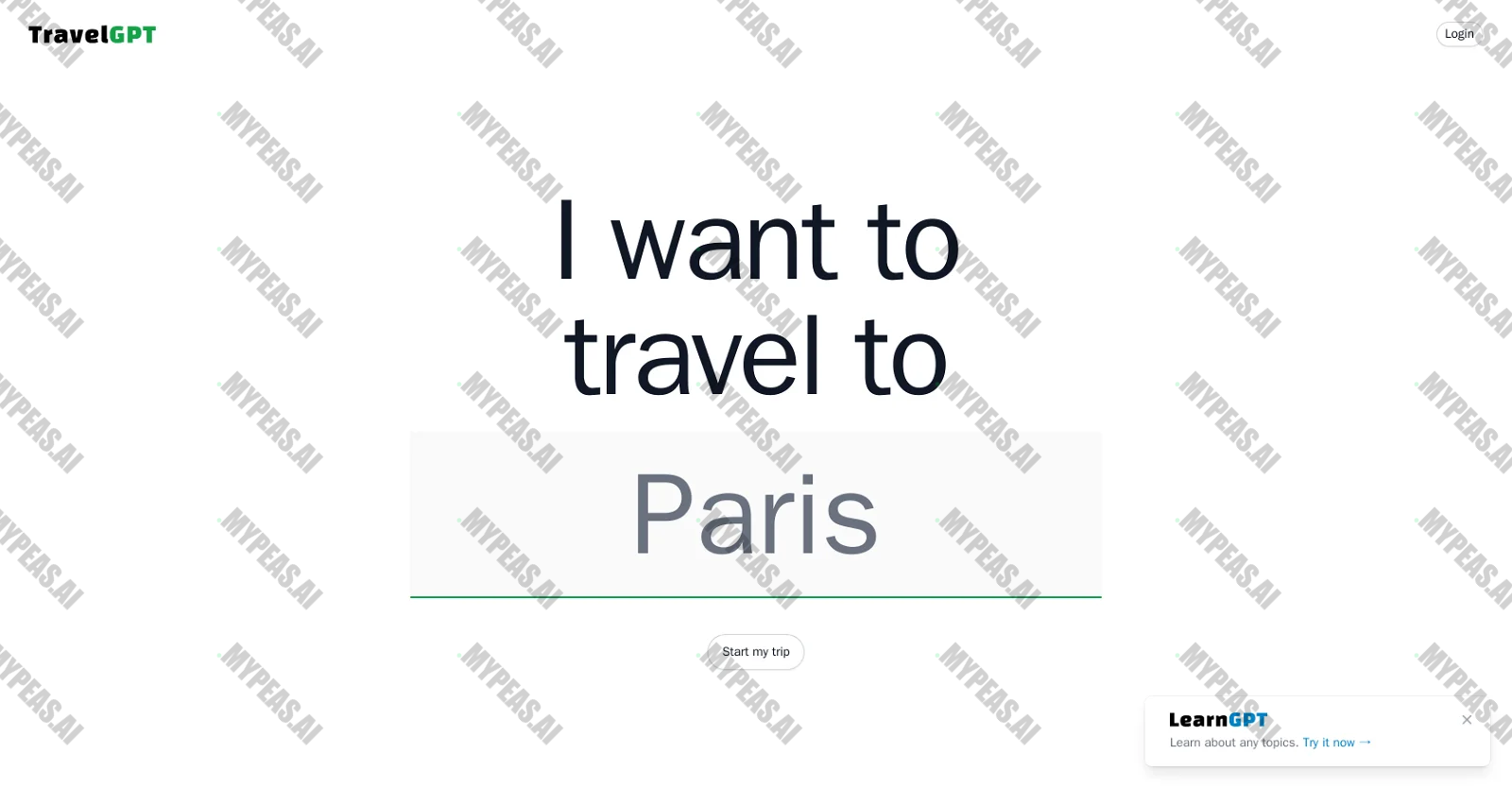 Travelgpt screenshot