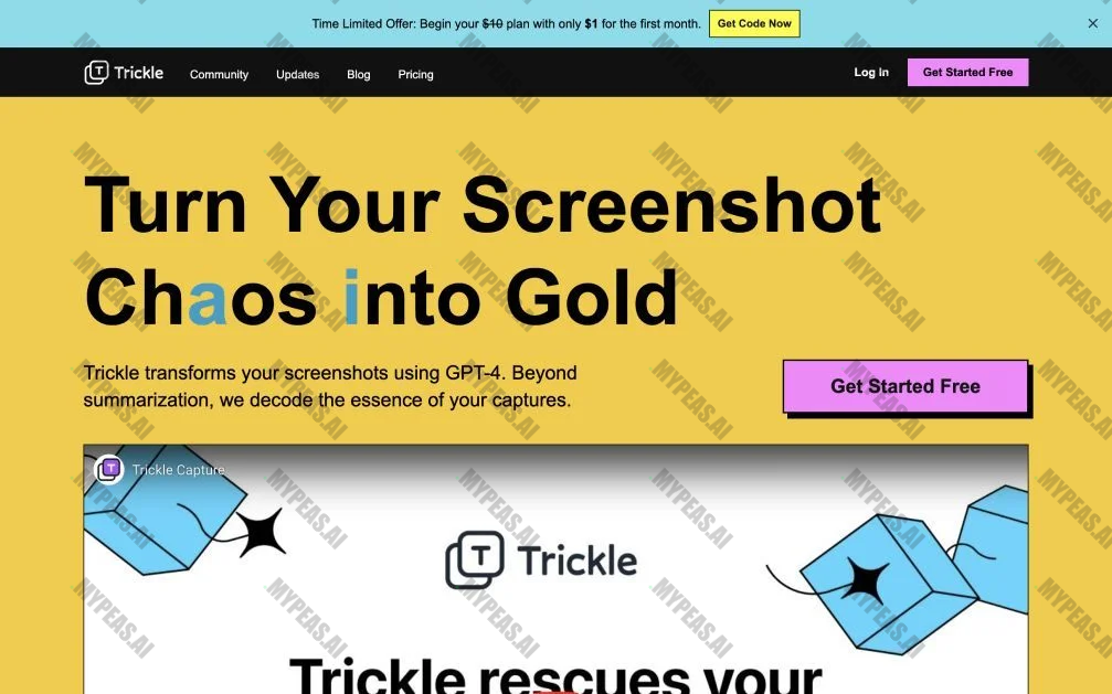 Trickle screenshot