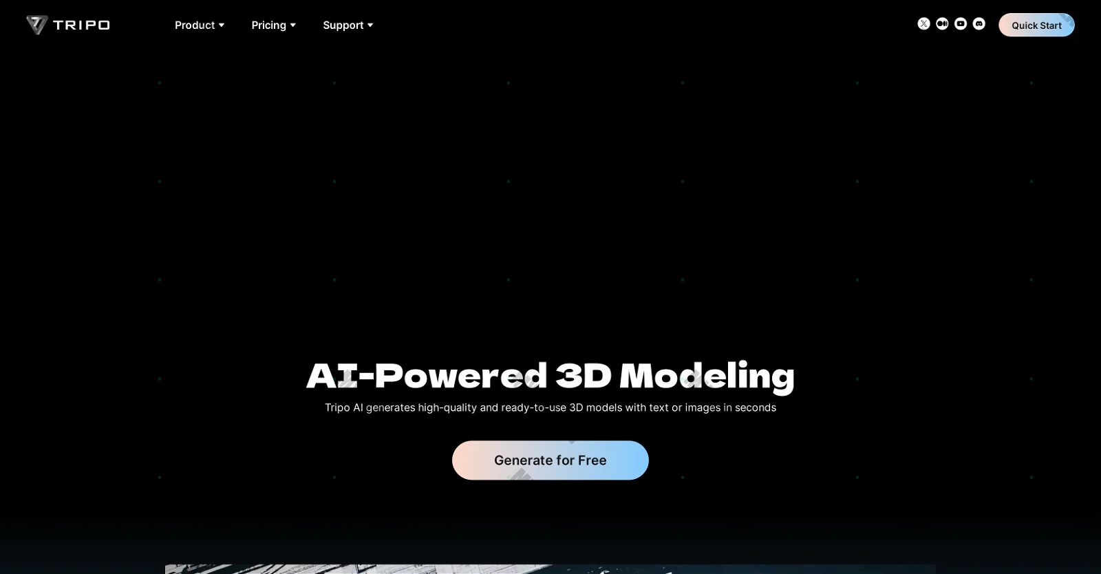 Tripo3D screenshot