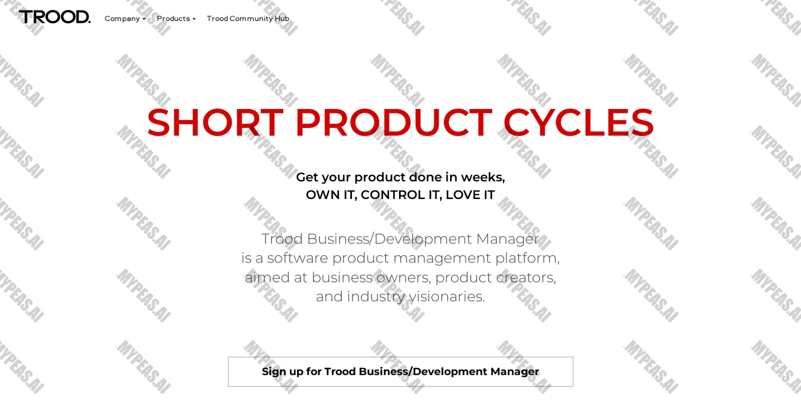 Trood screenshot