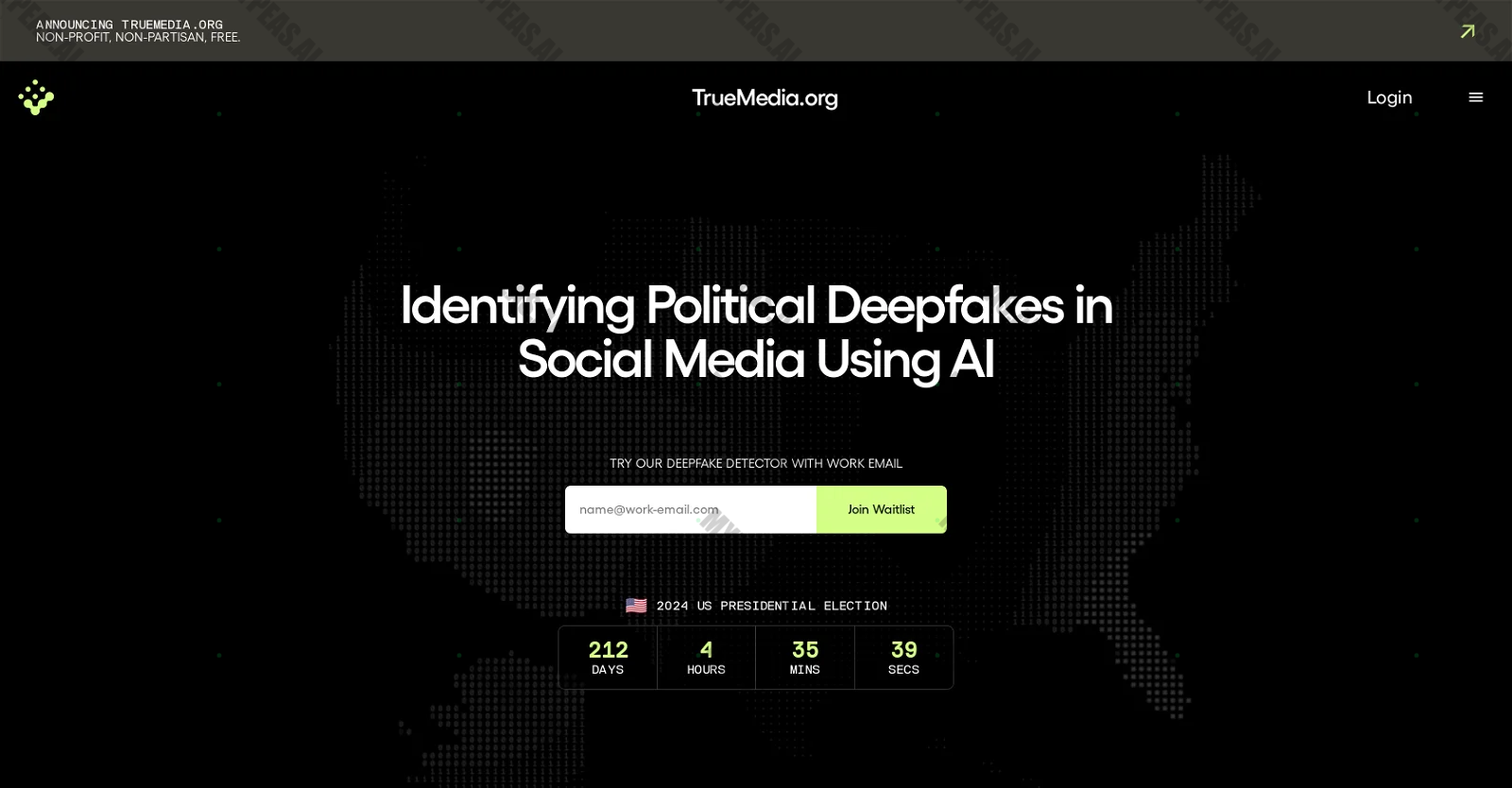 TrueMedia screenshot