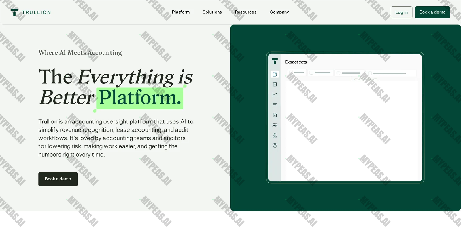 Trullion screenshot