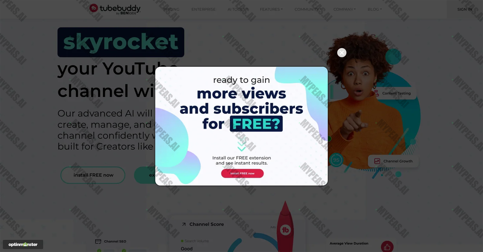 Tubebuddy screenshot