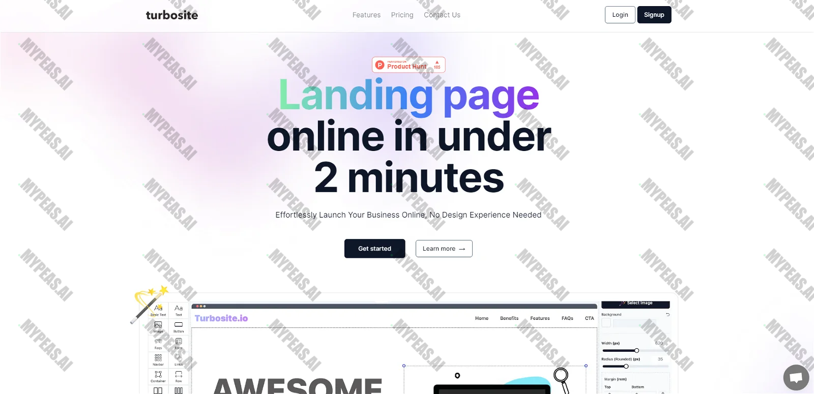 Turbosite screenshot