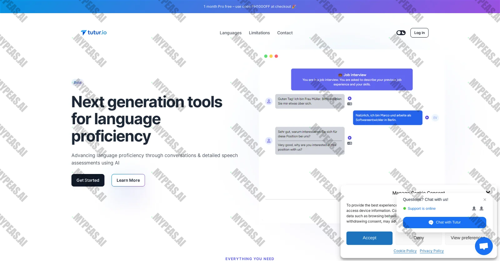 Tutur screenshot