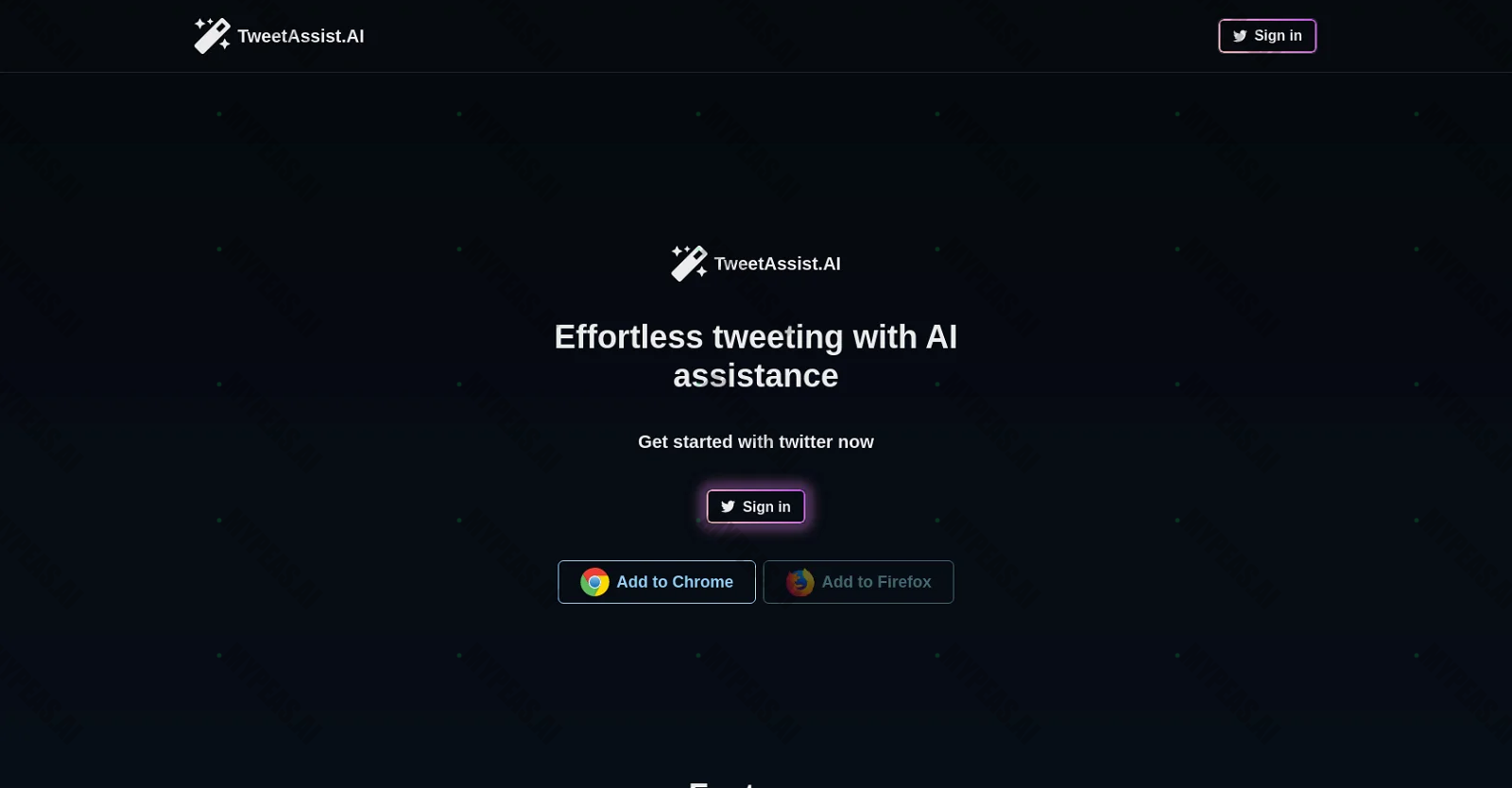 Tweet Assist App screenshot