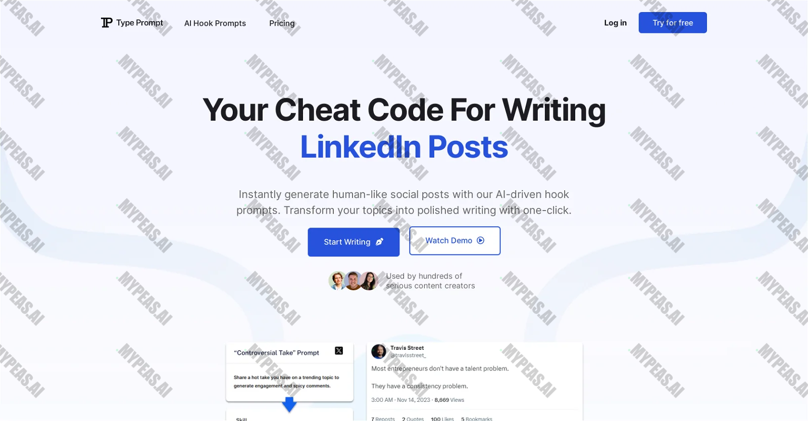 Type Prompt screenshot