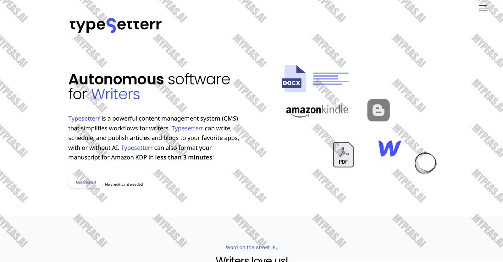 Typesetterr screenshot