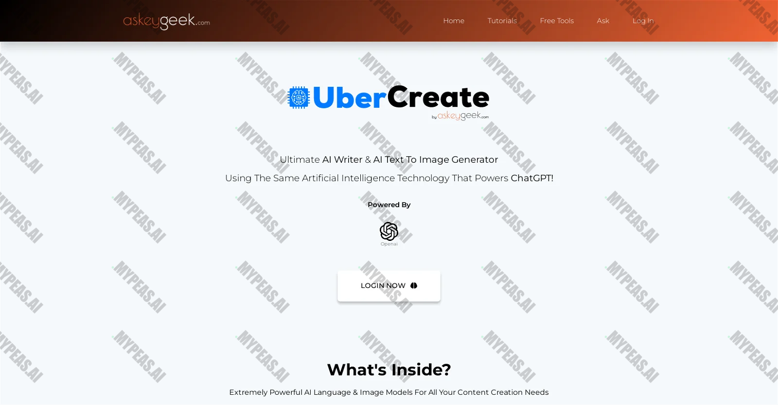 UberCreate screenshot