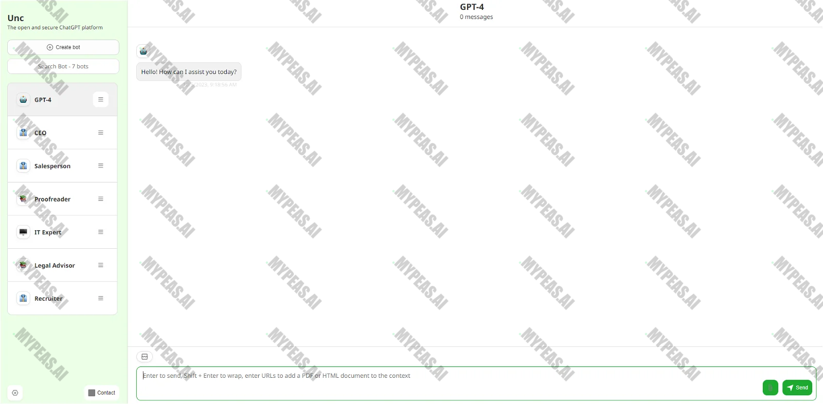 Unc screenshot