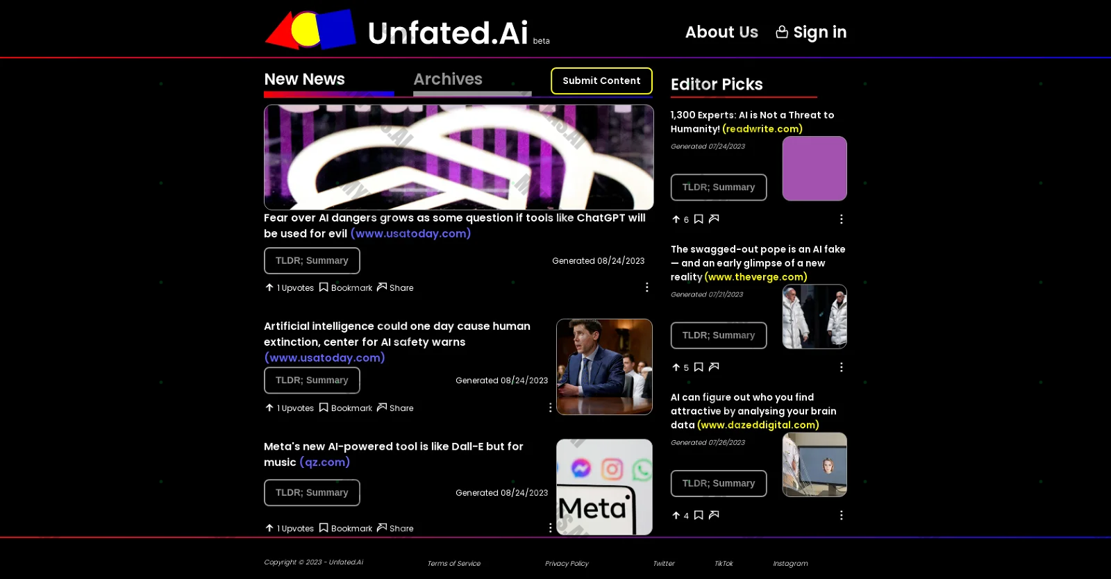 Unfated screenshot