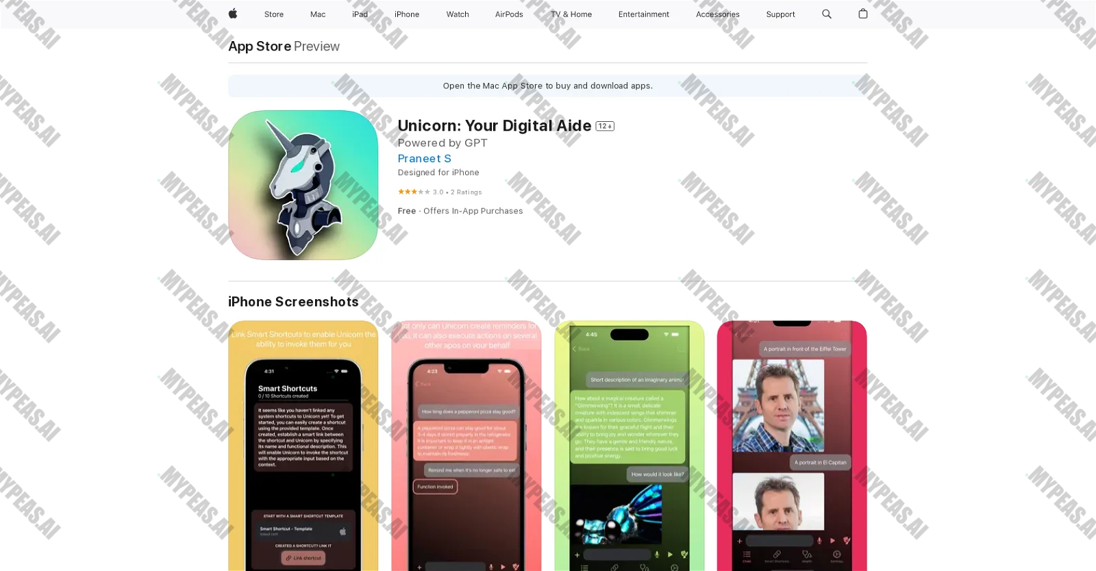 Unicorn screenshot