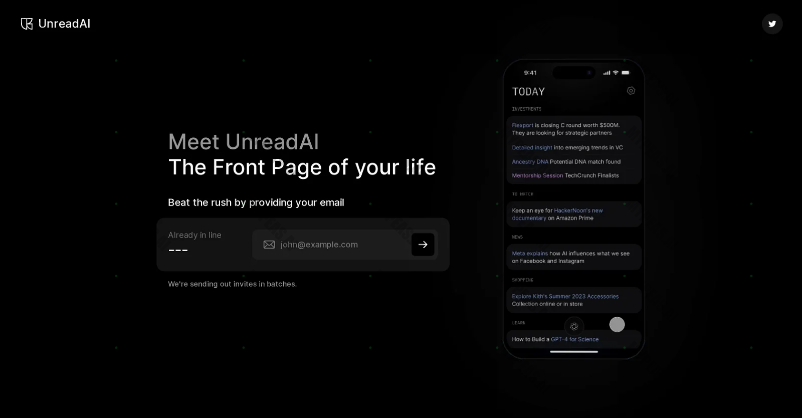 UnreadAI screenshot