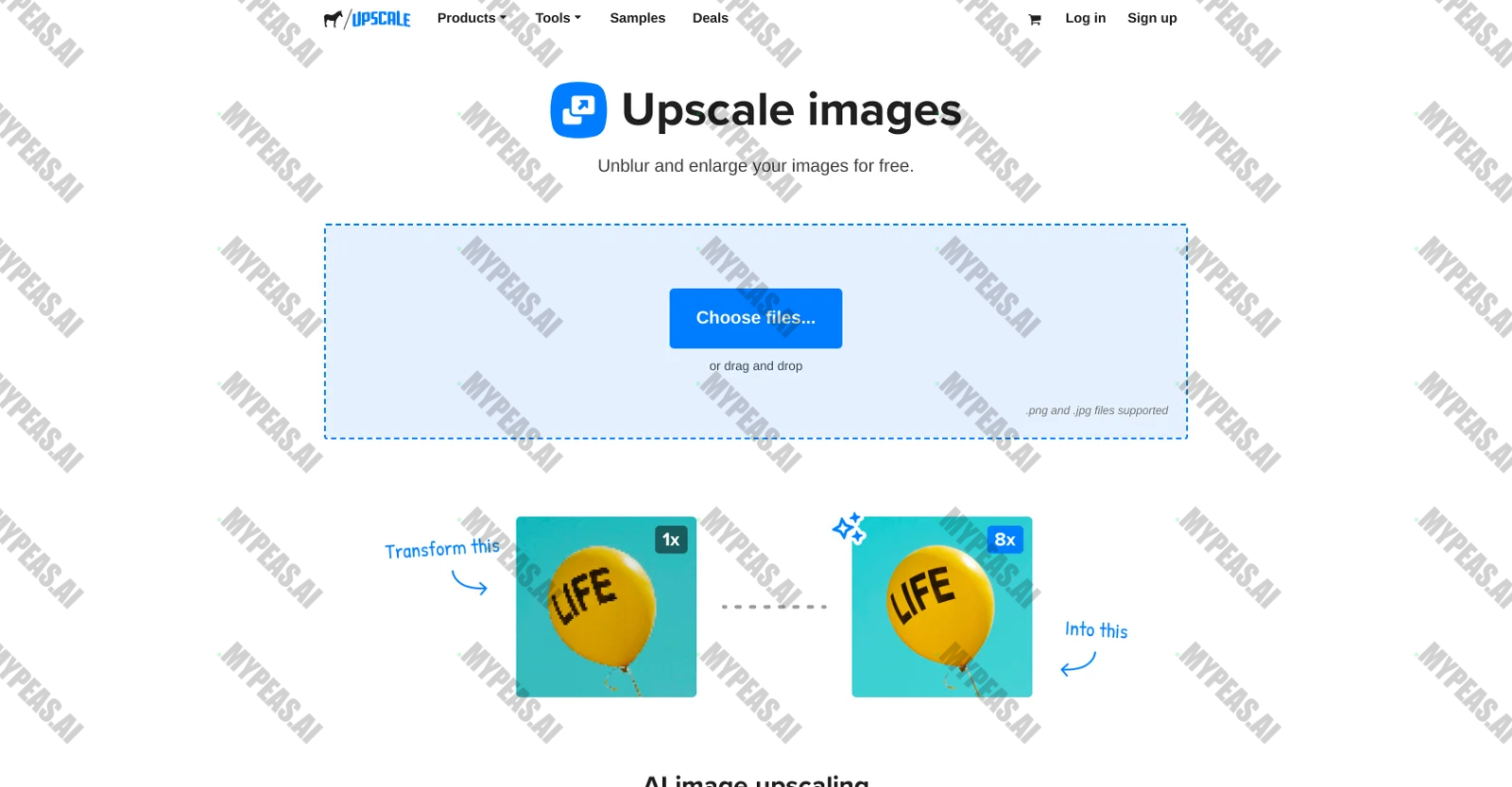 Upscale by StickerMule screenshot