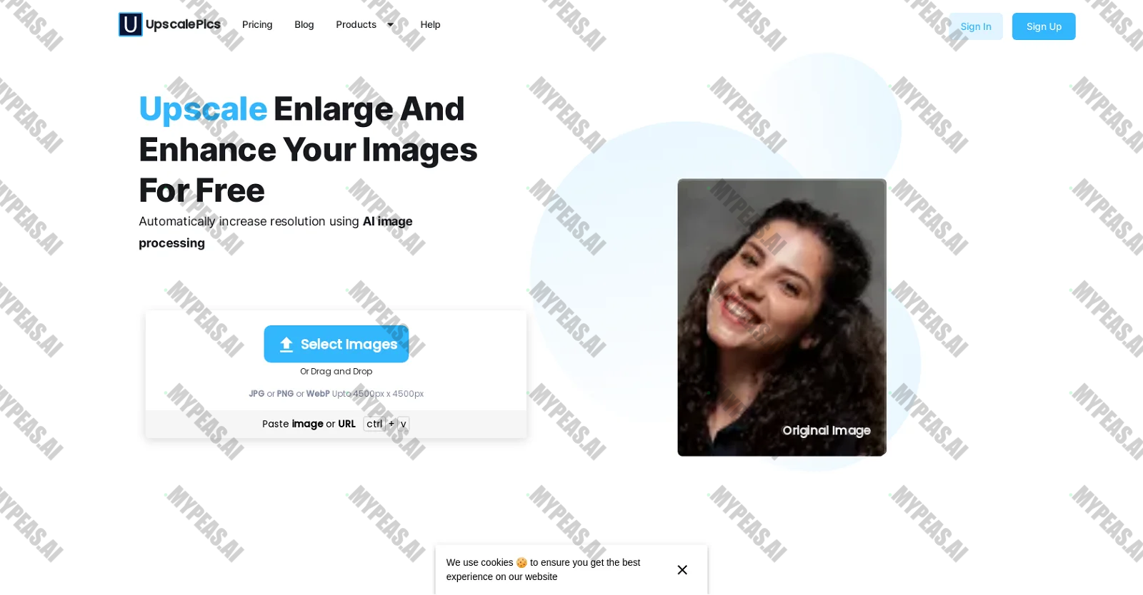 UpscalePics screenshot