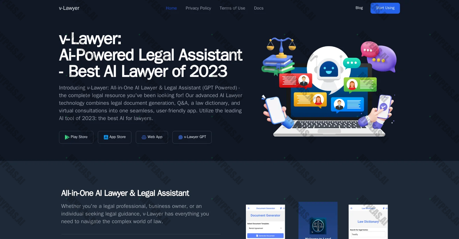 v-Lawyer screenshot