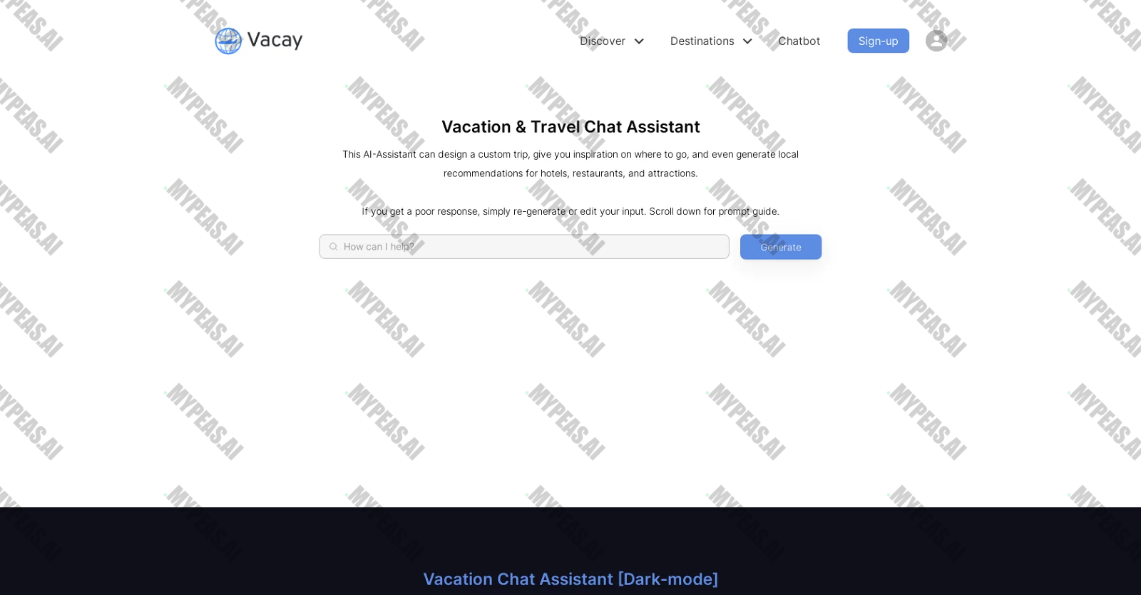Vacay screenshot