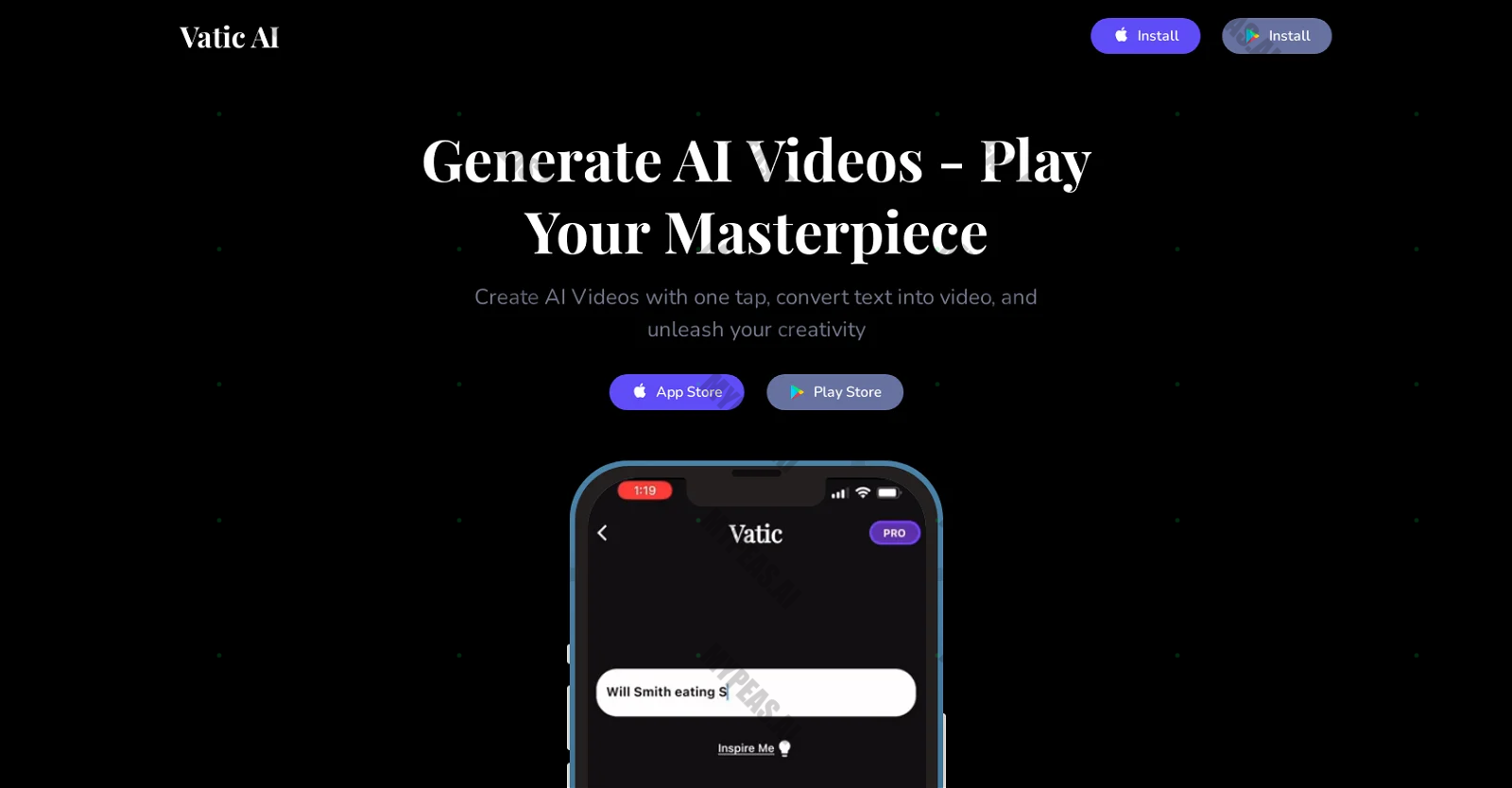 Vatic AI screenshot
