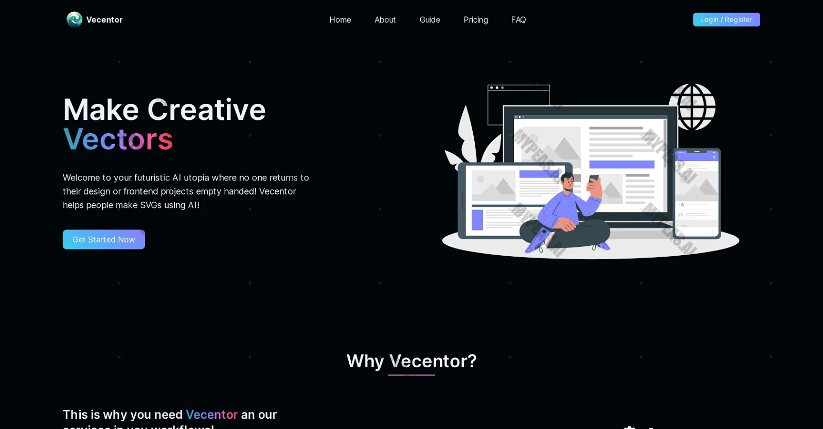 Vecentor screenshot