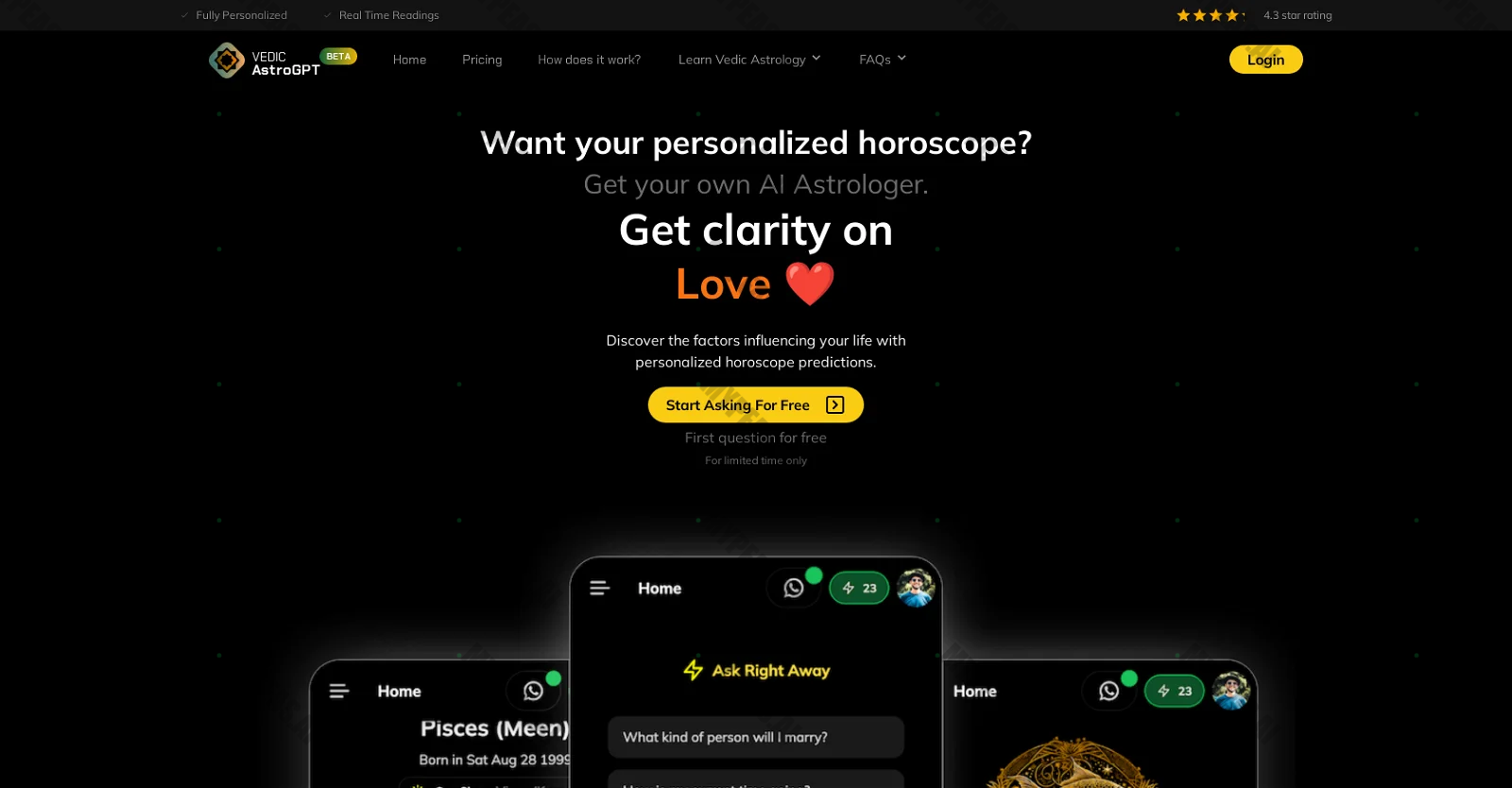 Vedic AstroGPT screenshot