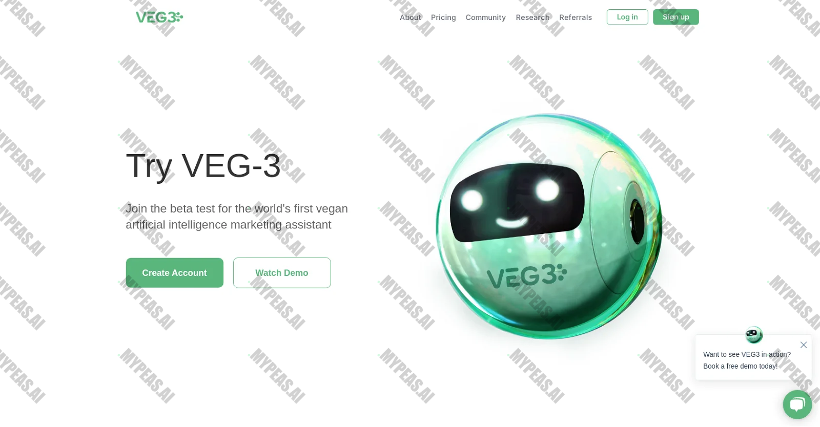 Veg3 screenshot